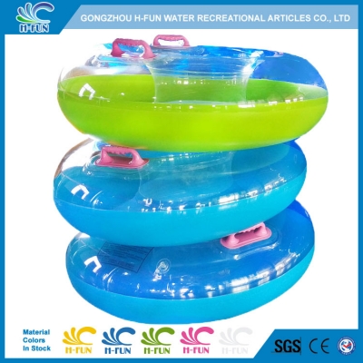 Solid Combine Clear Color Single Tube with Bottom for Water Park Slide 