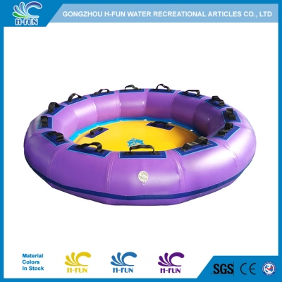 4 person water slide boat raft with strap handles 