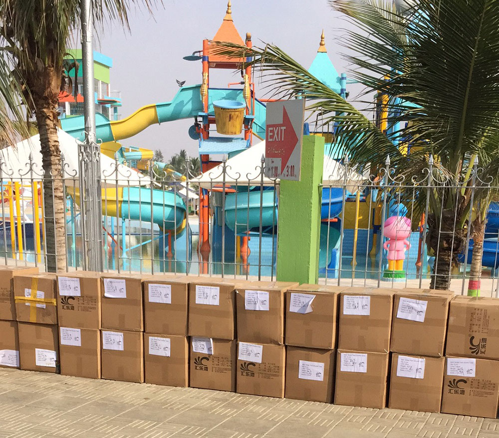 H-Fun Supplied Water Recreational Articles to Pakistan Water Park