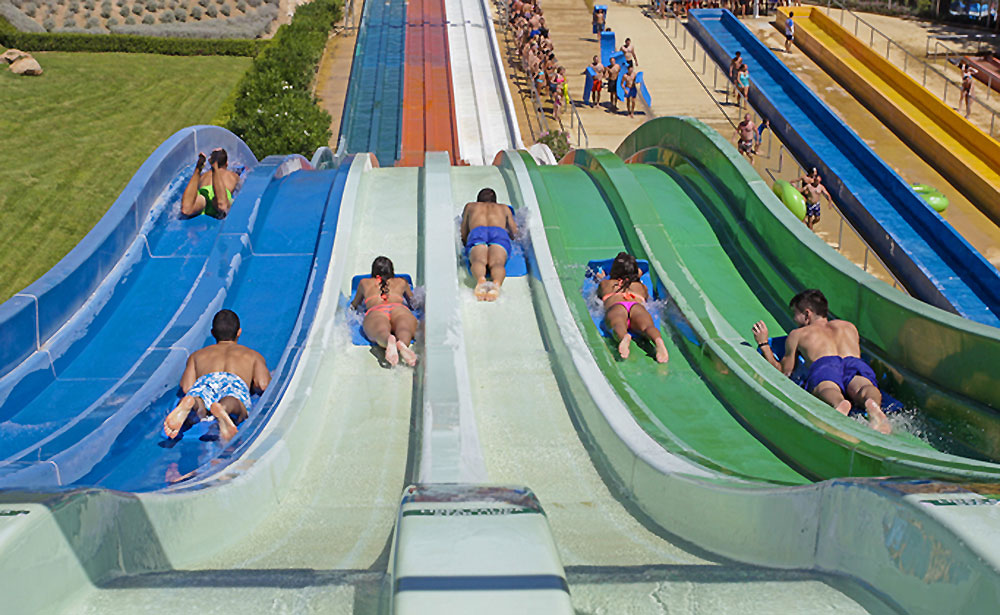 rainbow slide mat