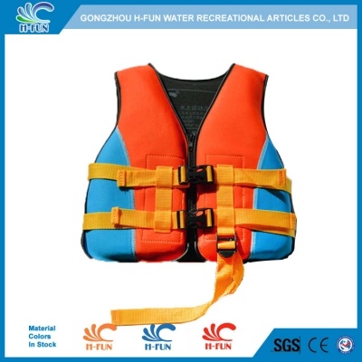 Neoprene/PEF with EPE water park life jackets 