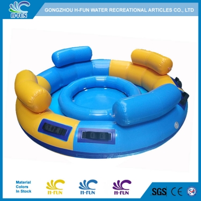 Water Park round raft with backrest and airbag seats 