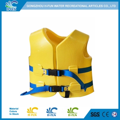 Vinyl coated NBR kids life jacket for water park 
