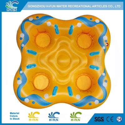 Waterpark 4 person tube with soft seat pad 