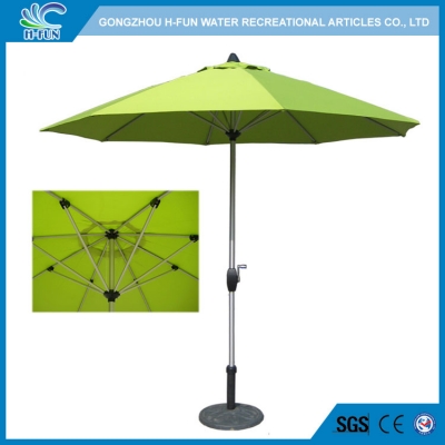 Steel / Aluminium skeleton UV resistant patio parasol 