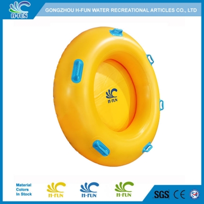 Extra reinforced water slide PVC family tube round raft 