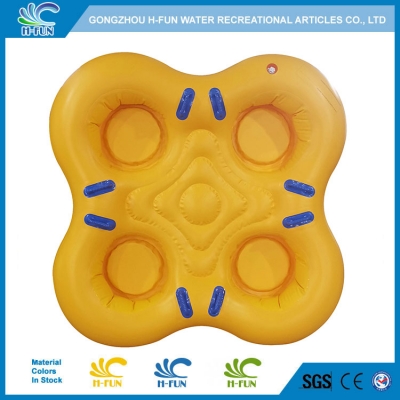Waterpark 4 person tube with soft seat pad 