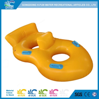 Water Slide Double Tube with Two Backrests 