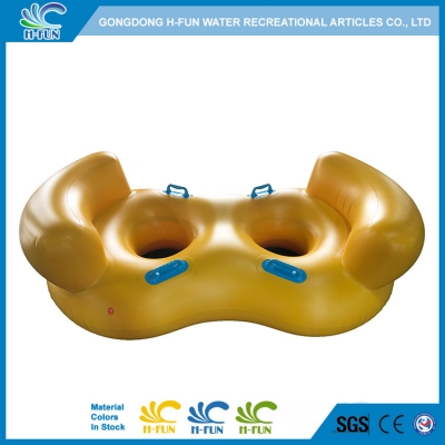 Water Slide Double Tube Face to Face with Backrests 