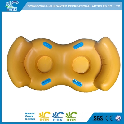 Water Slide Double Tube Face to Face with Backrests 