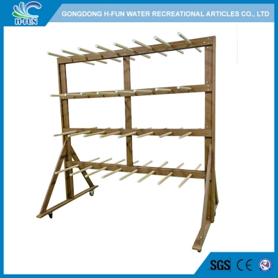Heavy duty water park life jacket rack 
