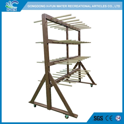 Heavy duty water park life jacket rack 