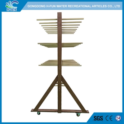 Heavy duty water park life jacket rack 