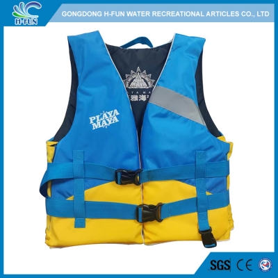 Oxford Fabric Life Jackets for Adults with reflection stripe and whistle 