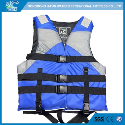 Oxford Fabric Life Jackets for Adults with reflection stripe and whistle 