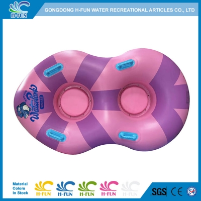 Water Slide Tube Raft with soft seat pad 
