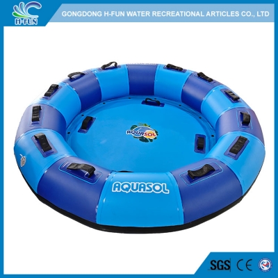4 person water slide boat raft with strap handles 