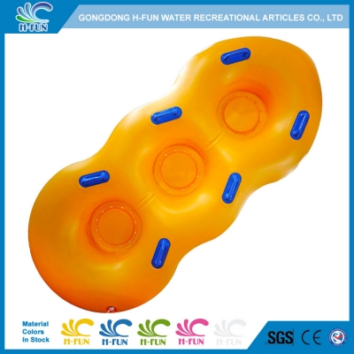 Water Park Slide Triple Tube With Seat Pad 