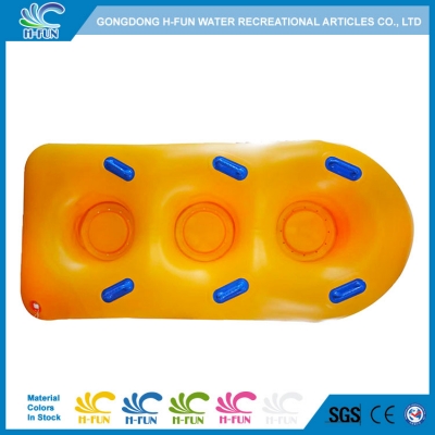 Water Park Slide Triple Tube With Seat Pad 