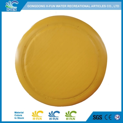 Water park family tube round raft with strap handle 