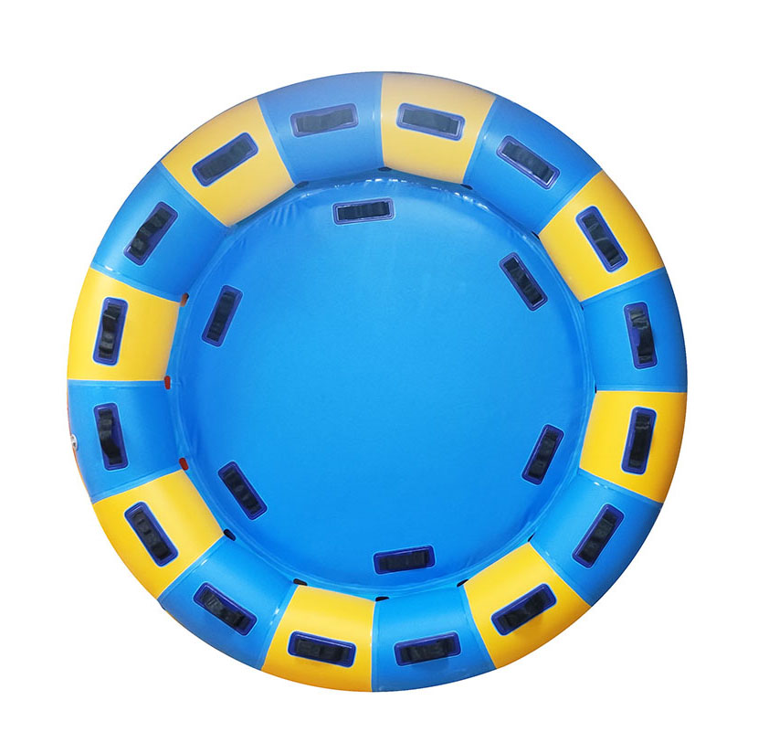 Water park family round raft