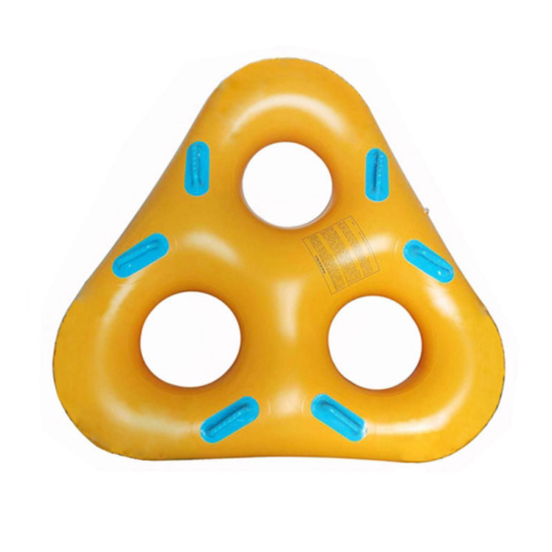 Water park tube triple