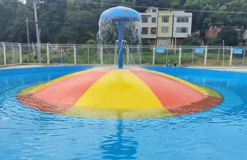Guangdong H-Fun provide Inflatable Balloon Bouncer Water Slide dome to Fantawild group