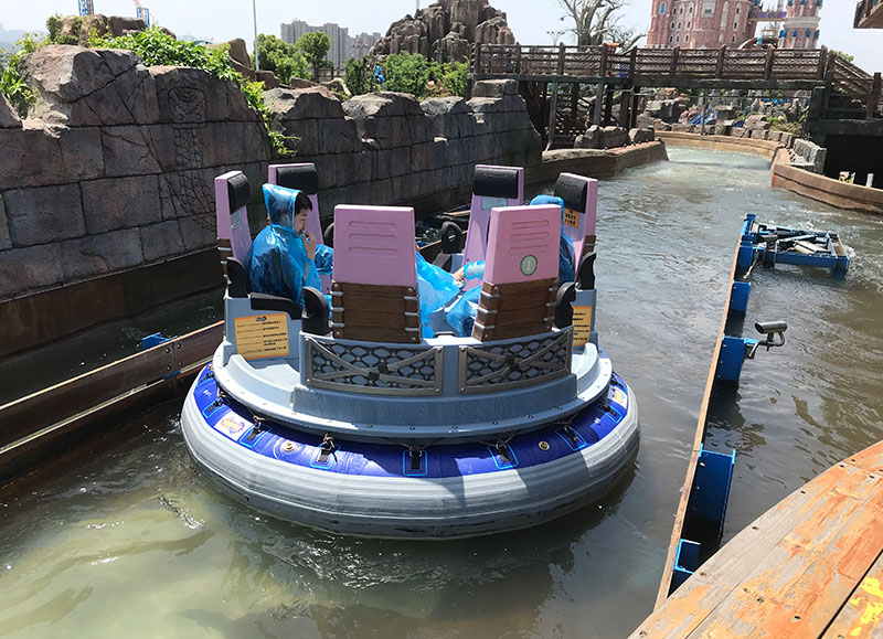 Guangdong H-Fun Supplied Collar Tyre of River Raft Ride in Oriental Neverland
